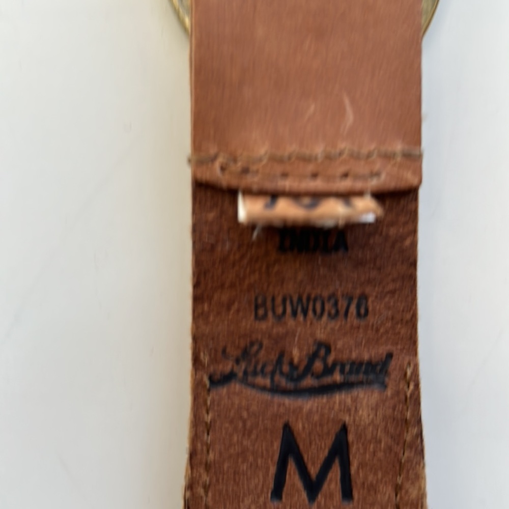 Lucky Brand Tan and Multicolor Embroidered Belt - Picture 7 of 9
